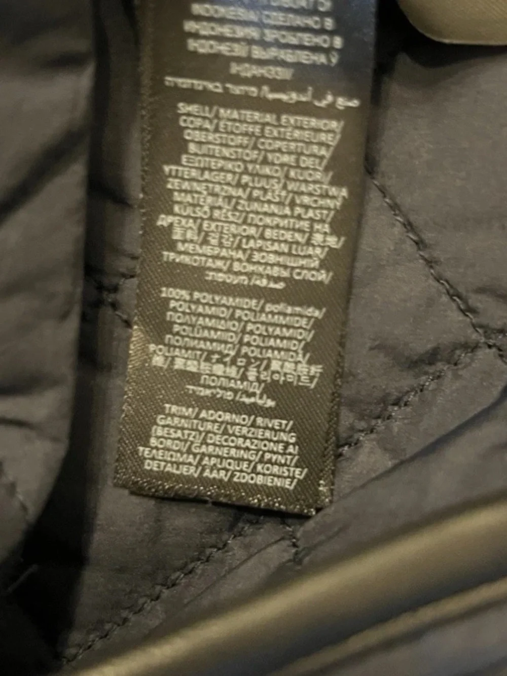 Rag & Bone Kelly Quilted Lightweight Riding Jacket in Dark Navy Size Small